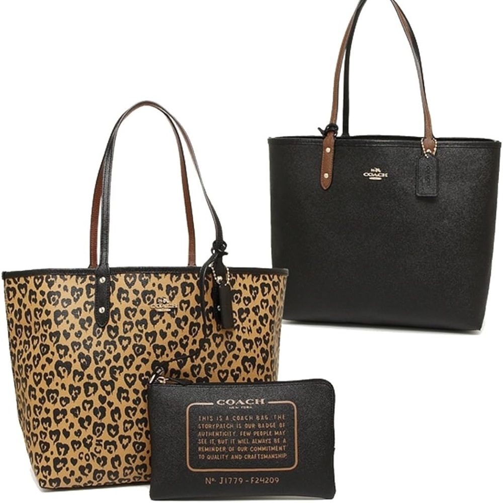 NWT Coach Wild Heart Reversible City Tote
Leopard Ocelot - F24209